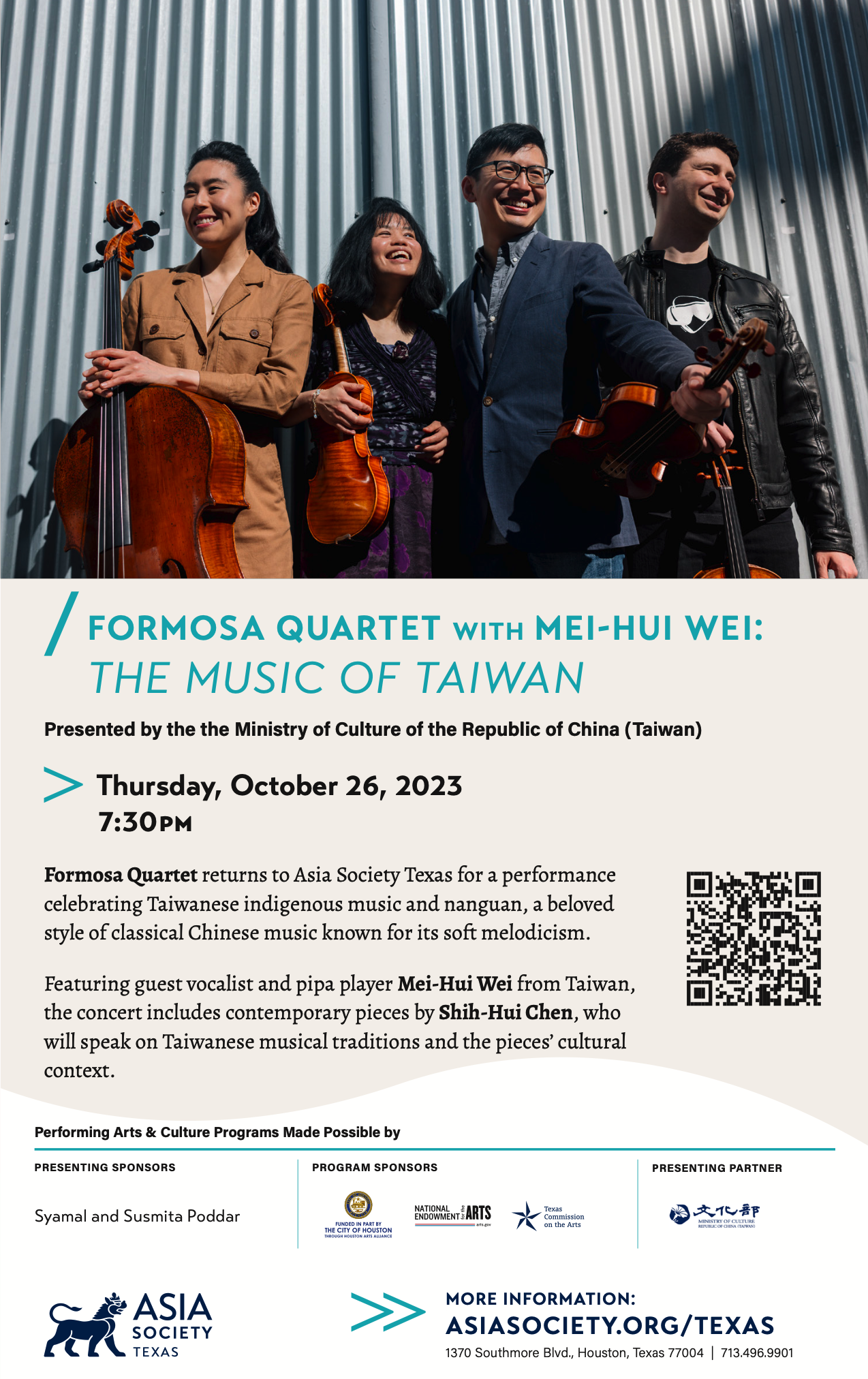 Formosa Quartet with Mei-Hui Wei: The Music of Taiwan