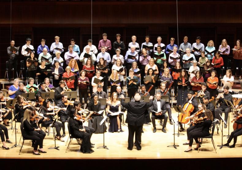 Rice University Chorale in performance