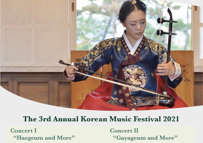 The 3rd Annual Korean Music Festival 2021