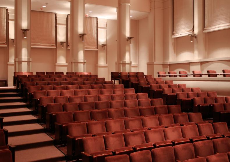 Duncan Recital Hall audience seats