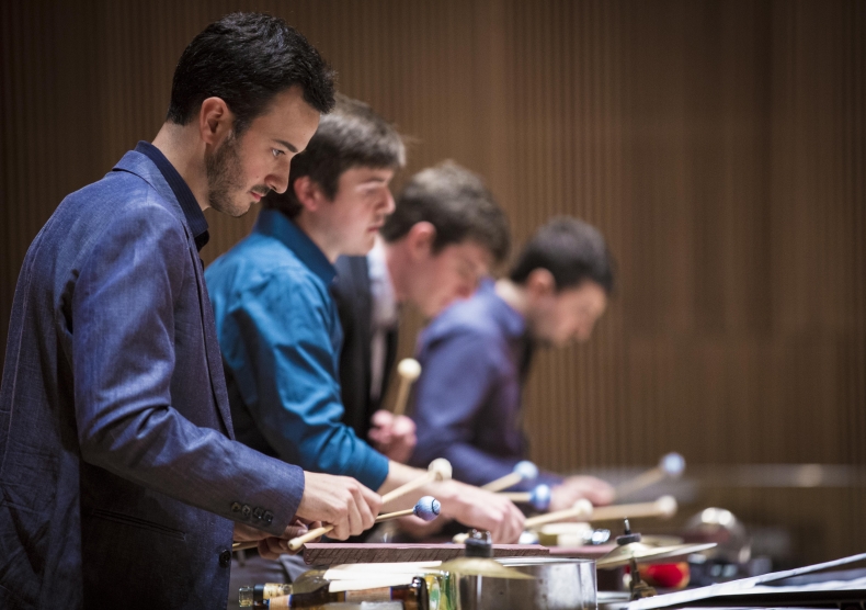 Sandbox Percussion in performance