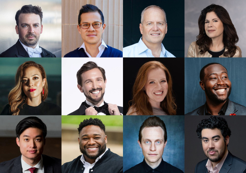 Headshots of featured artists